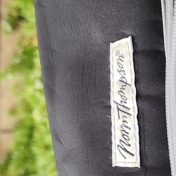 Vintage Norm Thompson Black Leather Crossbody Purse - Picture 9 of 13